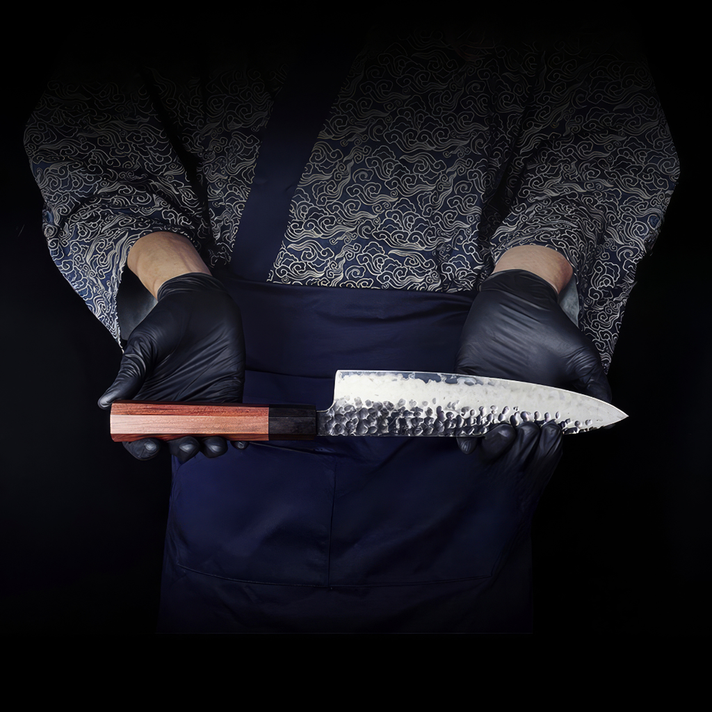 Couteau Gyuto Japonais - Shibui - La Forge du Viandard