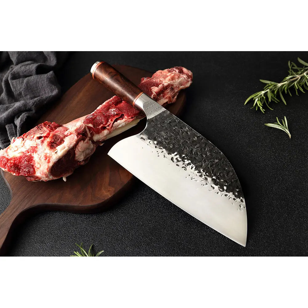 Stainless Steel Chef Knife Handmade Forged Sharp Cleaver Wide Blade Professional Butcher Knife Utility  Vegetable Knives
