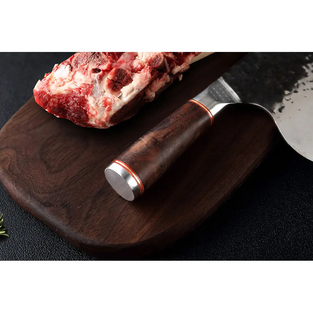 Stainless Steel Chef Knife Handmade Forged Sharp Cleaver Wide Blade Professional Butcher Knife Utility  Vegetable Knives
