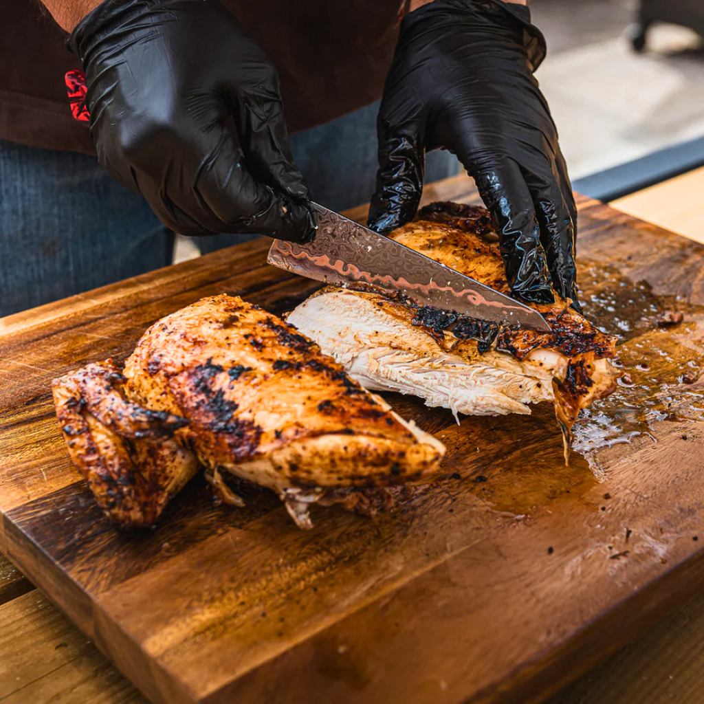 Couteau Japonais Garasuki - PyroFire - La Forge du Viandard