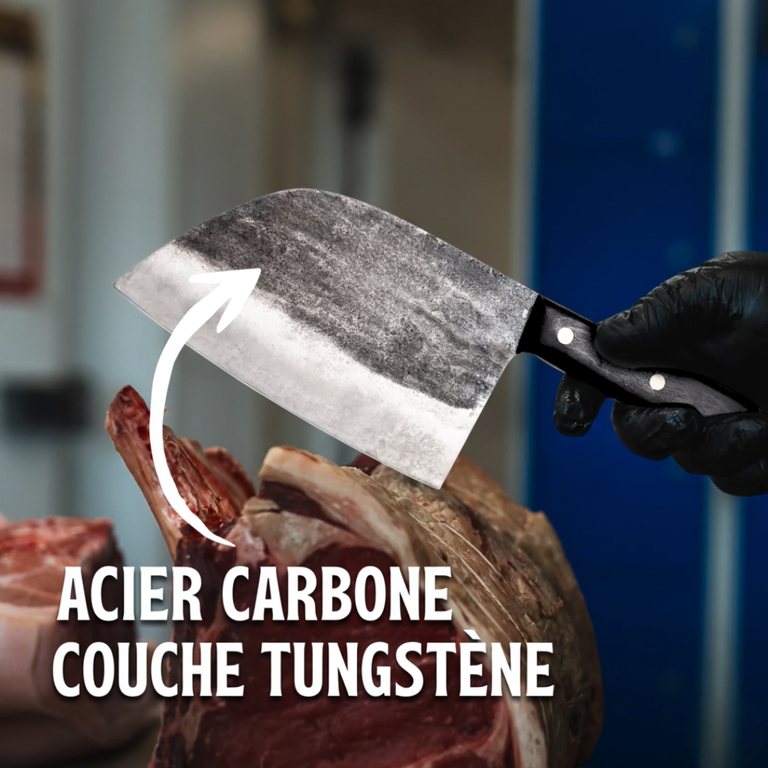 Couteau Serbe - Tungstène - La Forge du Viandard