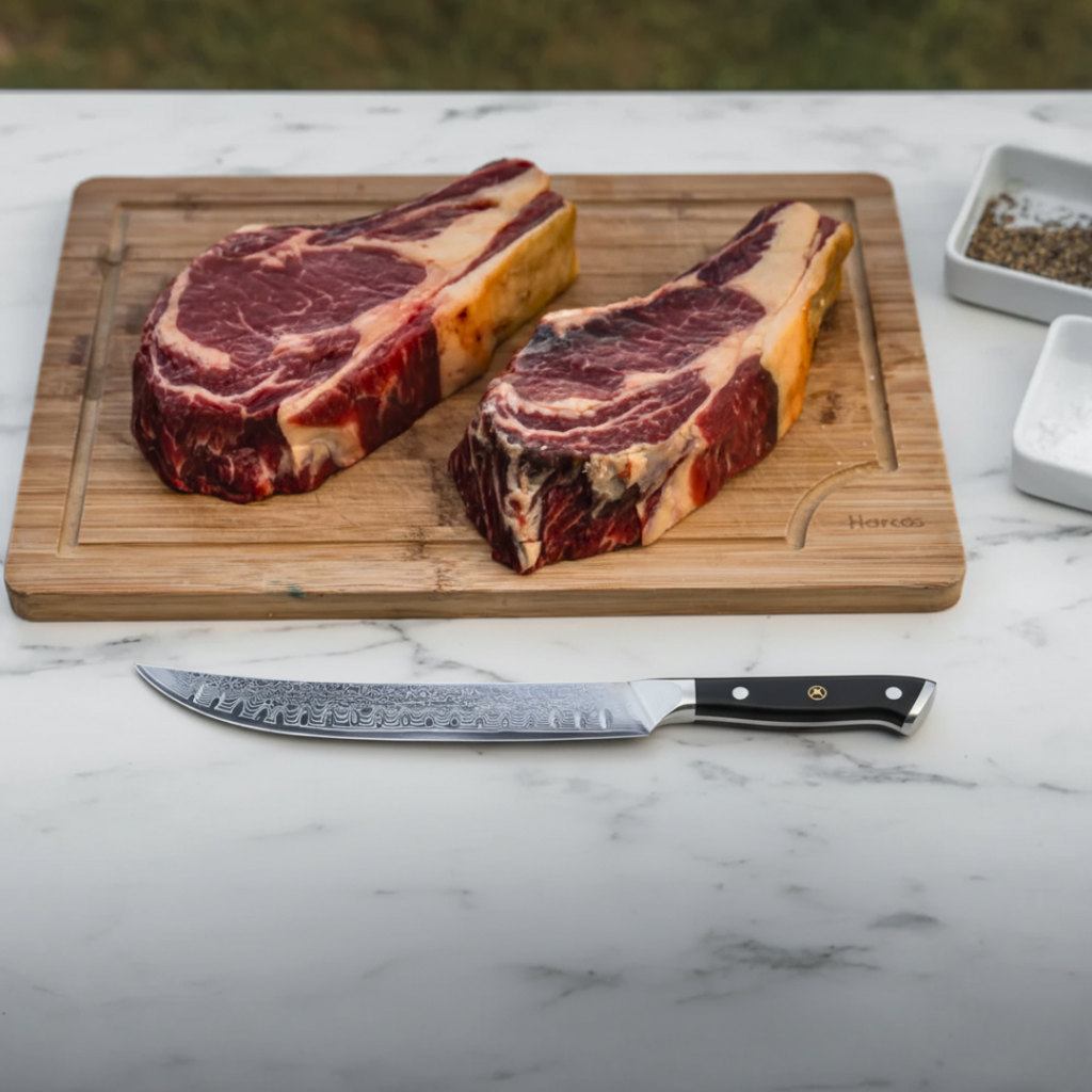 Couteau scimitar - Pitmaster - La Forge du Viandard