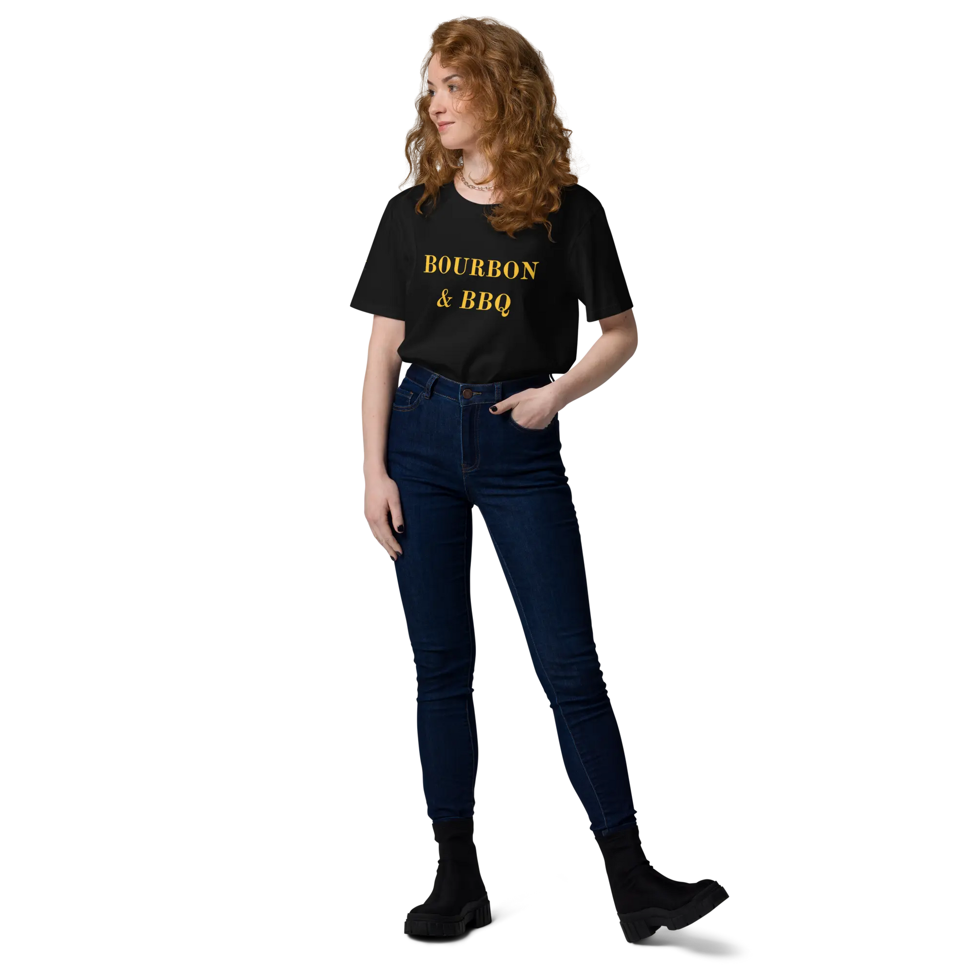 T-SHIRT COTON 100% BIO BOURBON&BBQ La Forge du Viandard