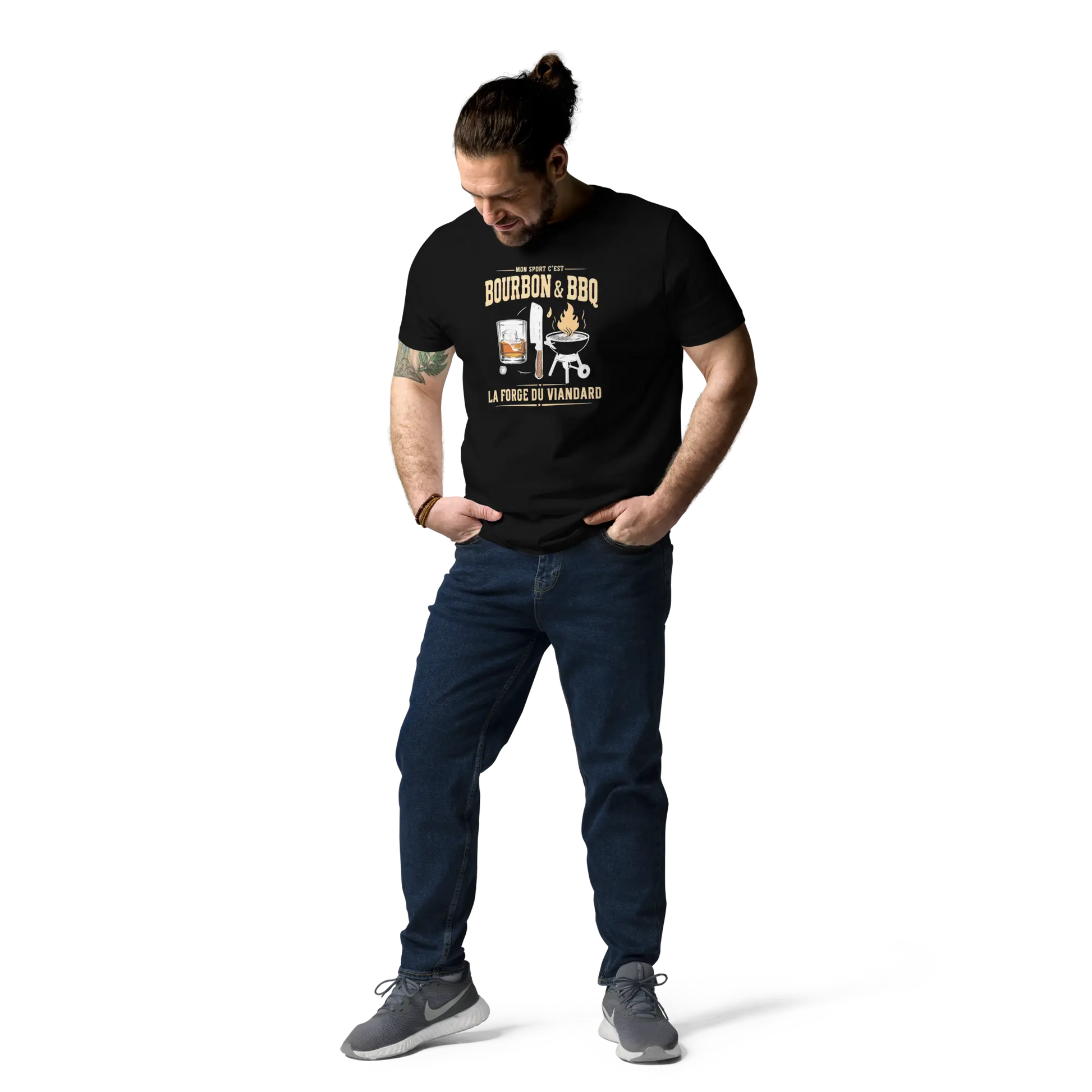 T-SHIRT COTON 100% BIO MON SPORT C'EST La Forge du Viandard
