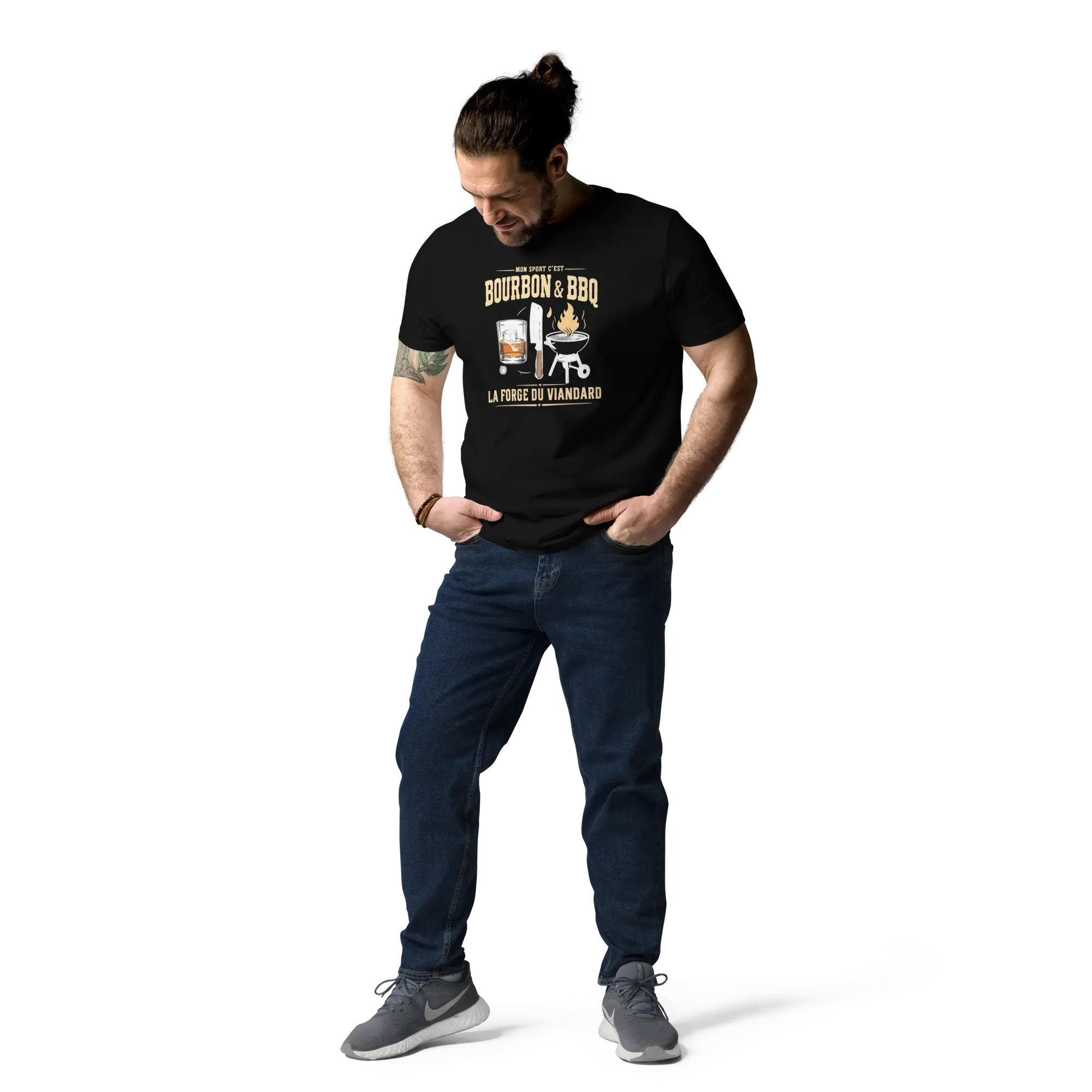 T-SHIRT COTON 100% BIO MON SPORT C'EST La Forge du Viandard