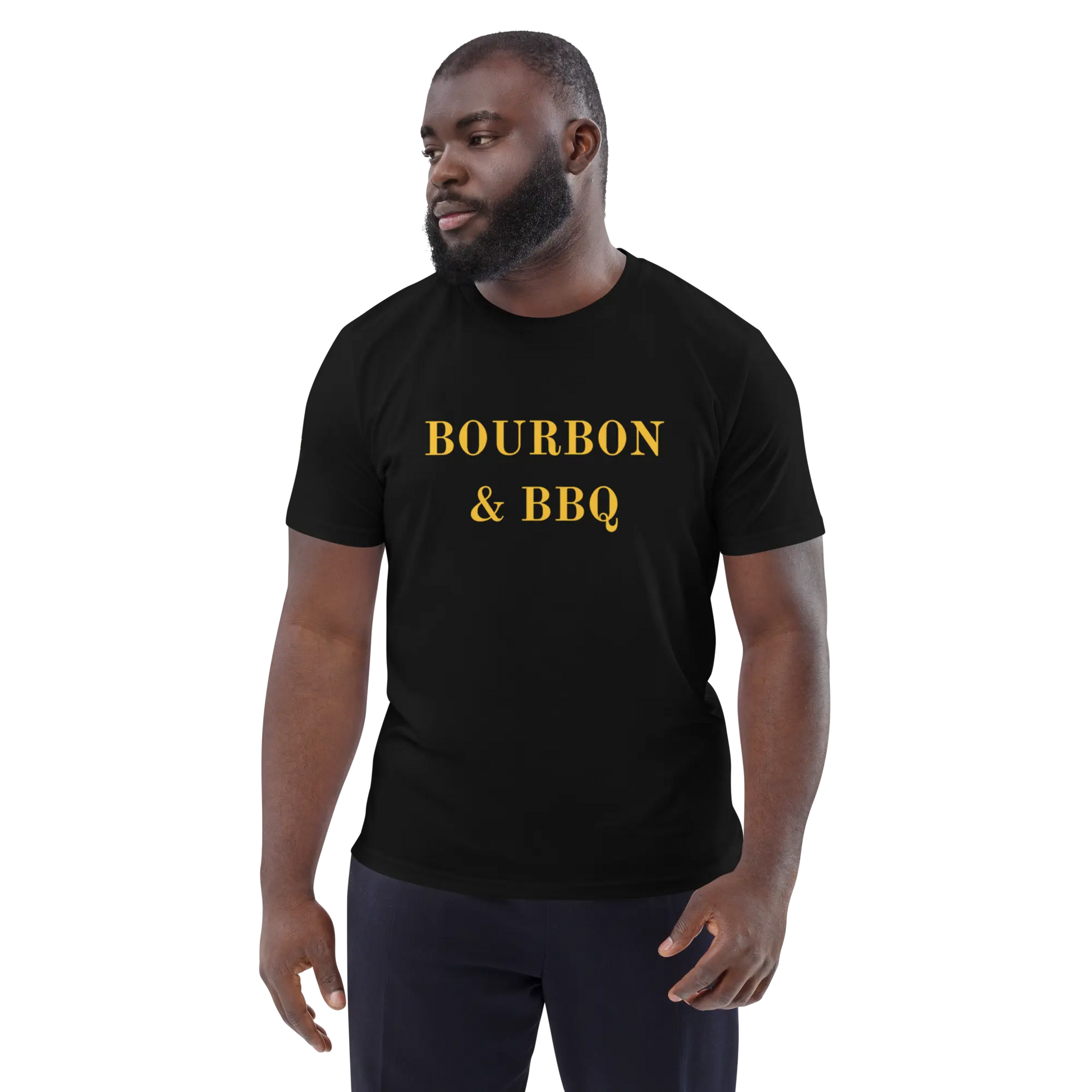 T-SHIRT COTON 100% BIO BOURBON&BBQ La Forge du Viandard
