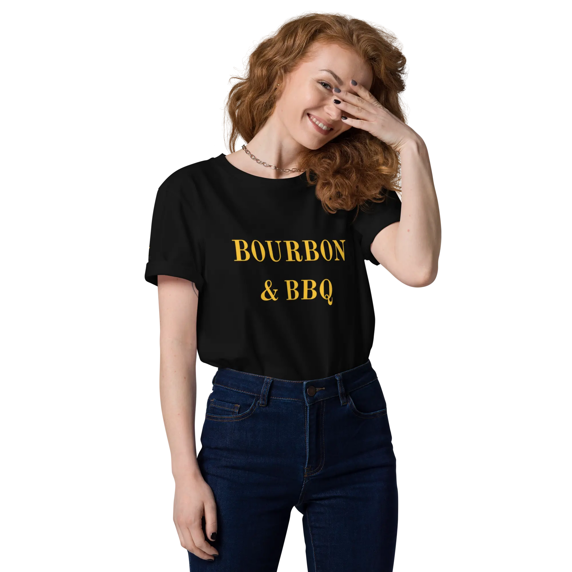 T-SHIRT COTON 100% BIO BOURBON&BBQ La Forge du Viandard