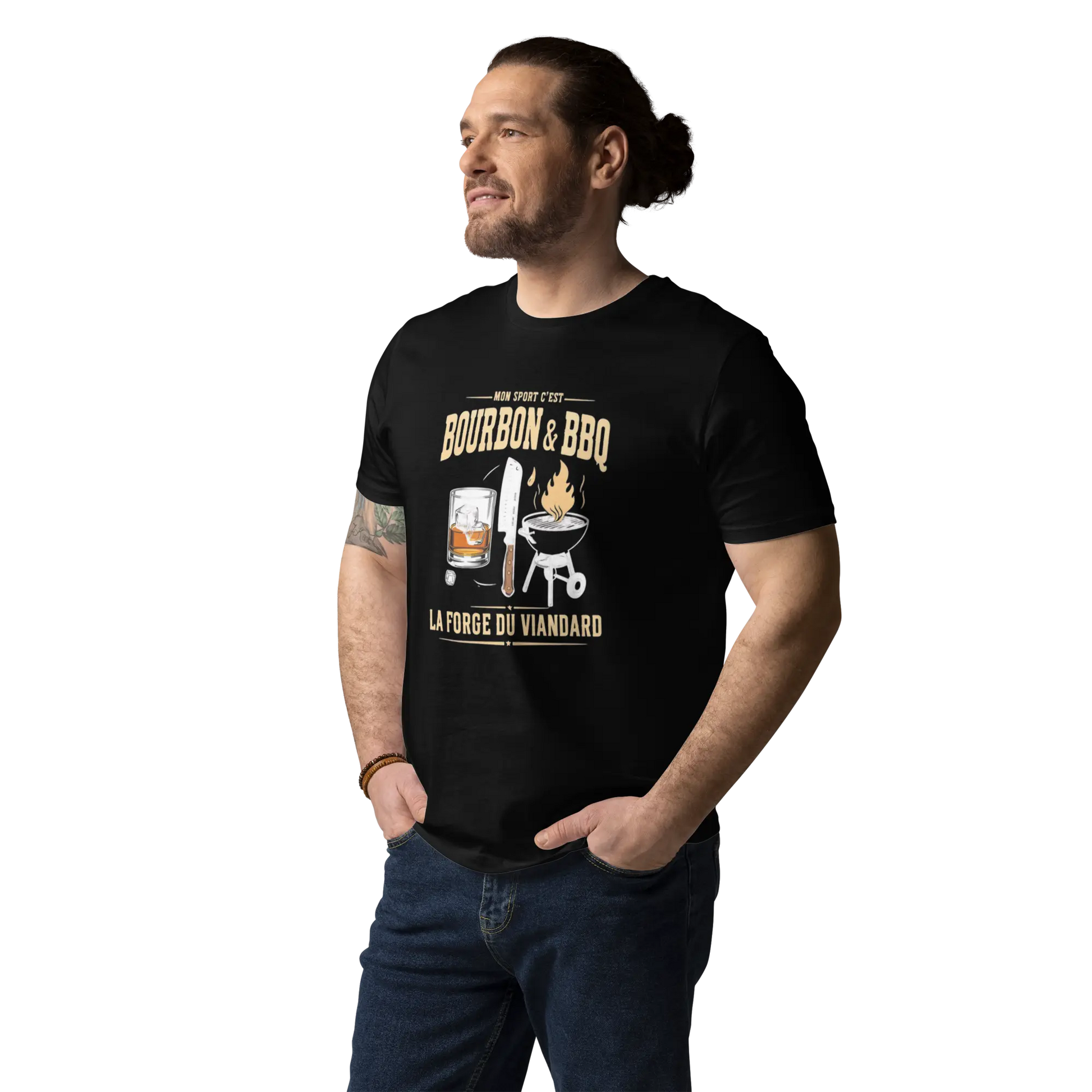 T-SHIRT COTON 100% BIO MON SPORT C'EST La Forge du Viandard