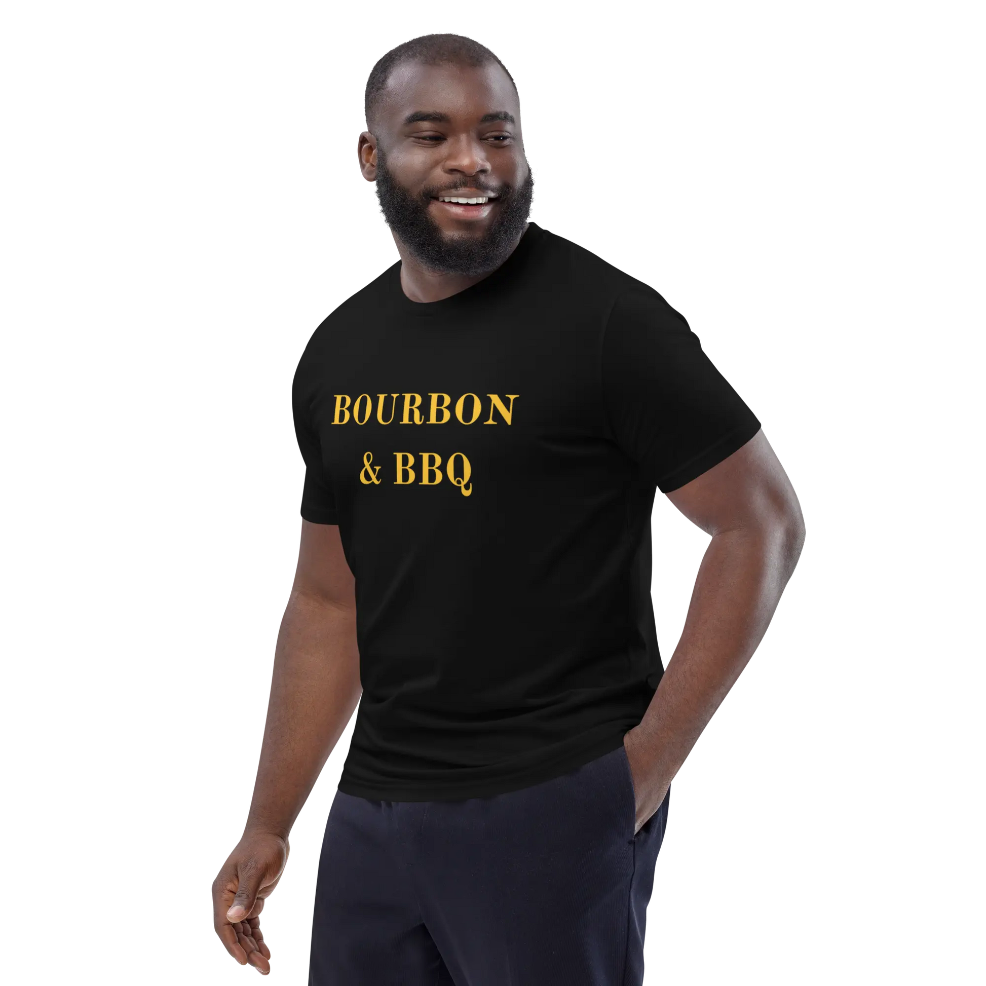 T-SHIRT COTON 100% BIO BOURBON&BBQ La Forge du Viandard