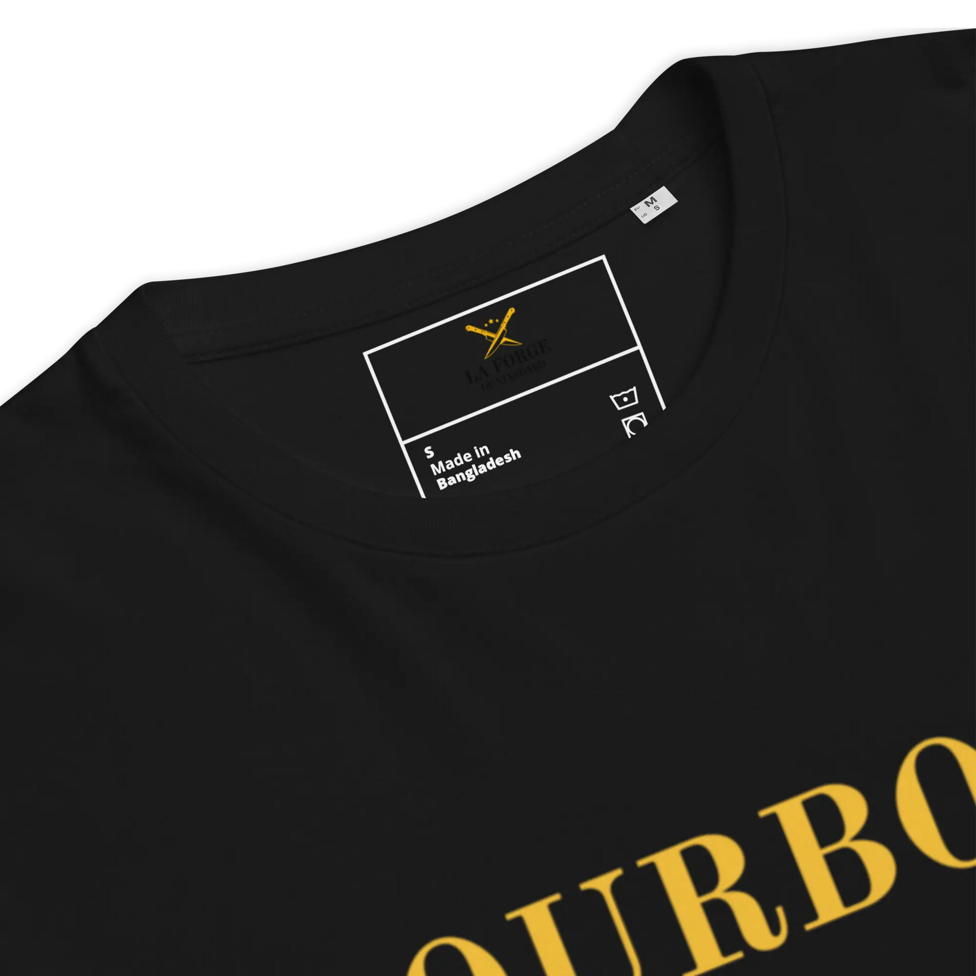T-SHIRT COTON 100% BIO BOURBON&BBQ La Forge du Viandard